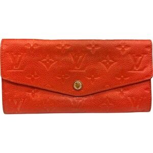 Louis Vuitton Portefeuille Wallet Red Curieuse
